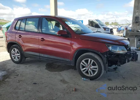 2014 Volkswagen Tiguan S из США, поврежденный, VIN WVGAV3AXXEW050603